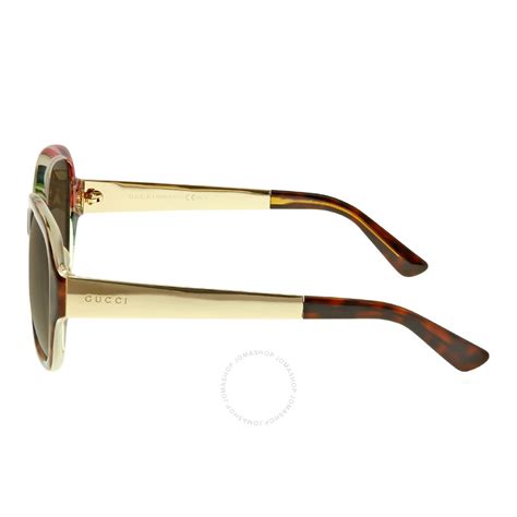 Gucci Brown Gradient Oversize Sunglasses GG3803/F/S2EZHA